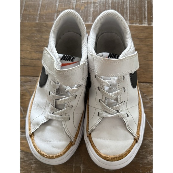 Nike Toddler 10c Court Legacy Unisex Black White VGUC - Picture 1 of 16